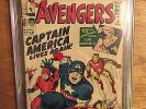 AVENGERS   #4  CGC  3.5  OFF WHITE PAGES  (1ST SA CAPTAIN AMERICA)