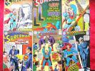 Lot of 6 Silver Age SUPERMAN COMICS - No. 194 198 204 206 208 209