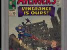 Avengers #20 CGC 9.6 NM+ Unrestored Marvel 2nd Swordsman - Mandarin WHITE Pages