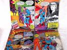 Superman Comics Lot of 4, #189, 190, 191. 194 G/VG to F/VF, Silver Age