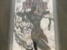 BLACK PANTHER #1 2009 NYCC J SCOTT CAMPBELL PARTIAL SKETCH CGC 9.2 Not 9.8 Sdcc