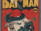Batman #2 CGC Graded 5.5 Fine- Second Appearance of Joker and Catwoman-Bob Kane