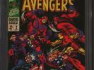 AVENGERS ANNUAL #2 CGC 9.2 OW/W PAGES CLASSIC AVENGERS VS AVENGERS COVER