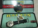 BATMAN Watch FOSSIL LE Limited Edition Batman Watch w/ Batman Pin  NEW HTF