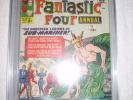 FANTASTIC FOUR ANNUAL # 1 CGC 4.0 OW/WH - 1st LADY DORMA & KRANG EARLY SPIDEY
