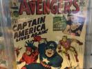 Avengers #4 (VOL 1) CBCS 3.5 1ST Silver Age CAPTAIN AMERICA CGC