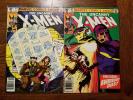 Uncanny X-men comic lot 141,109, 121, 141,142,133,266 key issues