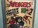 AVENGERS #4 - 3/64 - 1st CAPTAIN AMERICA SILVER AGE - CGC 2.5 (Qualified Grade)