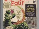 Fantastic Four #1 Vol 1 PGX 8.0 Very High Grade 1st App of Fantastic Four 1961