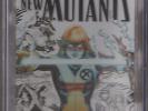 New Mutants #1 partial sketch CGC 9.8 White 2009 Kubert cover like X-Men 510