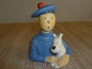 Pixi en résine buste Tintin et l'ile noire Très bon état
