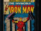 Iron Man # 100 - Jim Starlin cover CGC 9.8 OW/WHITE Pgs.