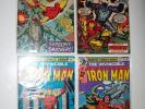The Invincible Iron Man Comic Books #31,56,100 & 118 First James Rhodes