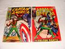 Captain America #117 & #118 1st Appearance of Falcon (Sep 1969, Marvel) LOT of 2