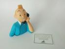 Tintin téléphone buste Leblon Delienne 1990 avec certificat (no pixi aroutcheff)