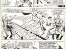 DON HECK SUPERGIRL in SUPERMAN FAMILY #194 Original DC Comic Bronze Art 1978