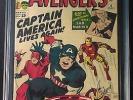 1964 Avengers 4 CGC 3.0 1st SA Captain America