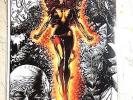 X-Men Legacy #211 partial sketch Phoenix White Finch cover  like X-Men 510