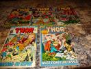 9 MARVEL COMICS  THE MIGHTY THOR # 201-199-198-196-195-194-193-191-190 lot 11-a