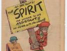 The Spirit, Philadelphia Record, August 17, 1941, Ebony/Pierpont Strike Cover