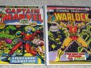 Captain Marvel 25 Strange Tales 178 1st Starlin Art Warlock Avengers  lot