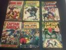 Marvel Silver Age Iron Man Captain America # 97 98 100 101 102 103 Comic Lot