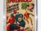 1964 THE AVENGERS ISSUE #4 COMIC BOOK CGC GRADED 6.0 CONDITION