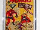 1963 THE AVENGERS ISSUE #2 COMIC BOOK SUPER NICE CGC GRADED 6.0 CONDITION