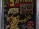 Tales of Suspense #44 8/63 CGC 3.0 SS Stan Lee Jack Kirby Iron Man Avengers