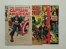 Captain America #109 (1969), 110, 118, 103, Silver Age Key Lot, All Midgrades