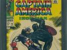 TALES OF SUSPENSE #98 CGC 9.2 NM- CAPTAIN AMERICA VS BLACK PANTHER Marvel Comics