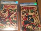 The Avengers 4 Captain America And 55 Ultron Cgc 2.5 3.5 Comic