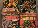 Strange Tales Warlock #178, 179, 180, 181 Bronze Age Marvel Comics. 1st App.