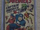 Avengers #4 CGC SS 3.0 Stan Lee