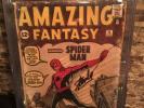 Amazing Fantasy #15 Spiderman CGC Stan Lee Signed 8/62