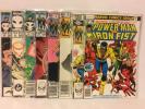 Power Man Punisher 8 Comic Lot Marvel Iron Fist 50 Moon Knight 100 1
