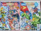 DC Versus Marvel (1996) #1-4 Complete Series Batman Spiderman Wolverine NM