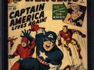 Avengers 4 CGC 3.0 OW Silver Age Key Marvel 1st SA Captain America IGKC L K.