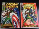 Captain America 117 & 118 FIRST 1ST APPEARANCE of THE FALCON & Origin Issue KEY