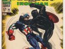 Tales of Suspense #98 FN/VF CAPTAIN AMERICA vs BLACK PANTHER Marvel 1968 KIRBY