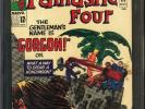 Fantastic Four #44 CGC 5.5 FN- SIGNED STAN LEE 1st Gorgon. Medusa & Dragon