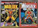 Strange Tales #178 & The Power of WARLOCK #2 - 10 Marvel 1972 Starlin VFN/NM avg