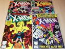 Uncanny X-Men #132 133 134 137 Key Issue Bundle - Hellfire Club/Dark Phoenix