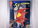 SUPERMAN #75 CGC 9.6 *EPIC DOOMSDAY vs SUPERMAN BATTLE* DEATH OF SUPERMAN 1993