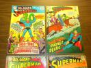 SUPERMAN #193,194,207,210 DC Comics 1967-1968 lot
