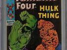 Fantastic Four #112 CGC 4.5 VG+ SIGNED STAN LEE Marvel Comics HULK vs. THING