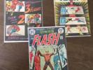 THE FLASH COMICS  LOT of 3  w/The Flash, Golden Age Flash, Kid Flash, Capt Cold