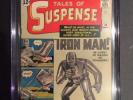 TALES OF SUSPENSE #39 CGC 6.0 1ST IRON MAN 1963 Marvel Comic Minor Restoration