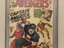 AVENGERS #4 CGC 6.0 THE FIRST SILVER AGE APPEARANCE OF CAPTAIN AMERICA 1964