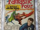 Fantastic Four #10  - CGC 4.0  - Volume 1 - Lee and Kirby in the story